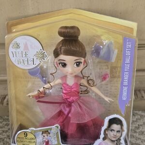 Yule Ball Doll with Pink Dress